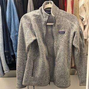 Patagonia Heathered Gray Fleece Jacket